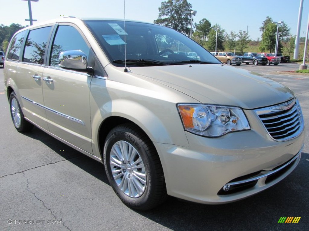 White Gold Metallic 2012 Chrysler Town & Country Touring - L Exterior Photo #53925884