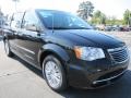 Brilliant Black Crystal Pearl 2012 Chrysler Town & Country Touring - L Exterior