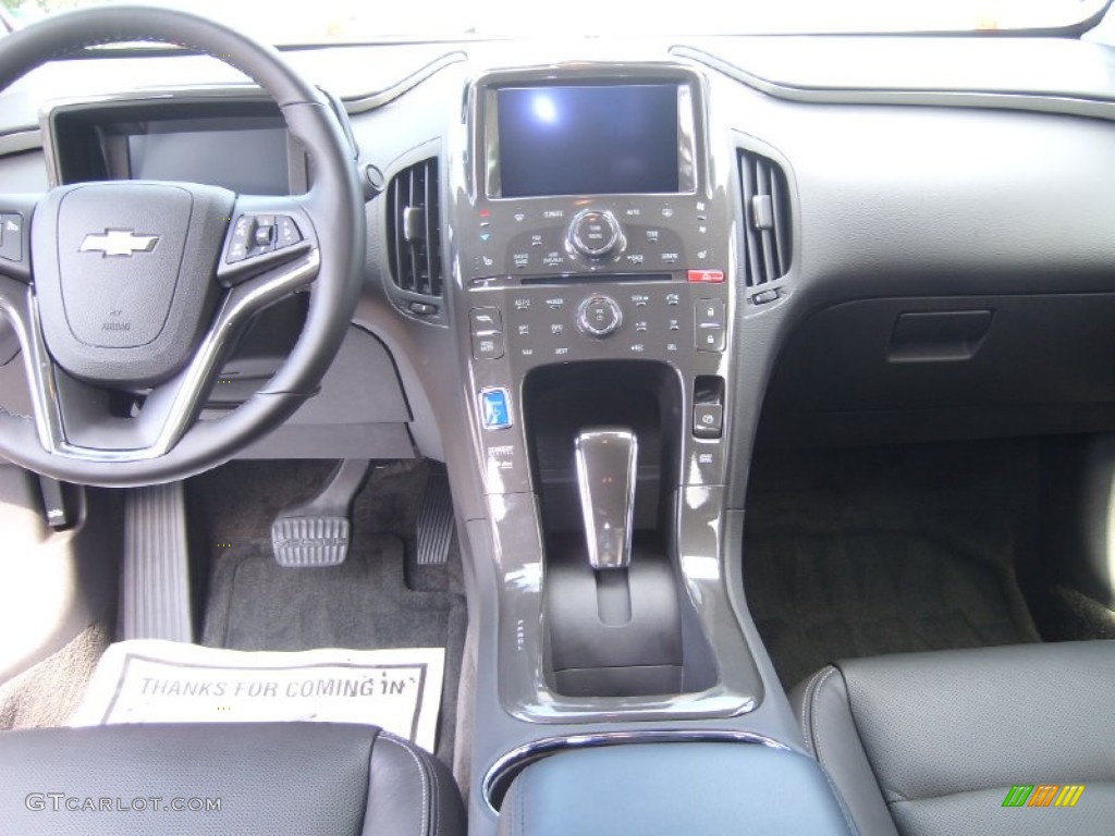 2012 Chevrolet Volt Hatchback Jet Black/Dark Accents Dashboard Photo #53926108