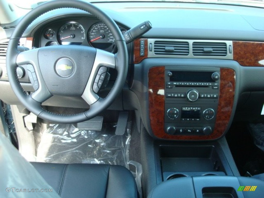 2011 Silverado 1500 LTZ Extended Cab 4x4 - Blue Granite Metallic / Ebony photo #4