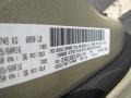 PWL: White Gold Metallic 2012 Chrysler Town & Country Touring Color Code