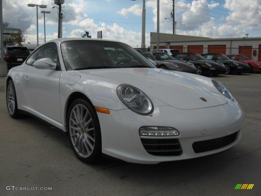 Carrara White 2010 Porsche 911 Carrera 4S Coupe Exterior Photo #53926381