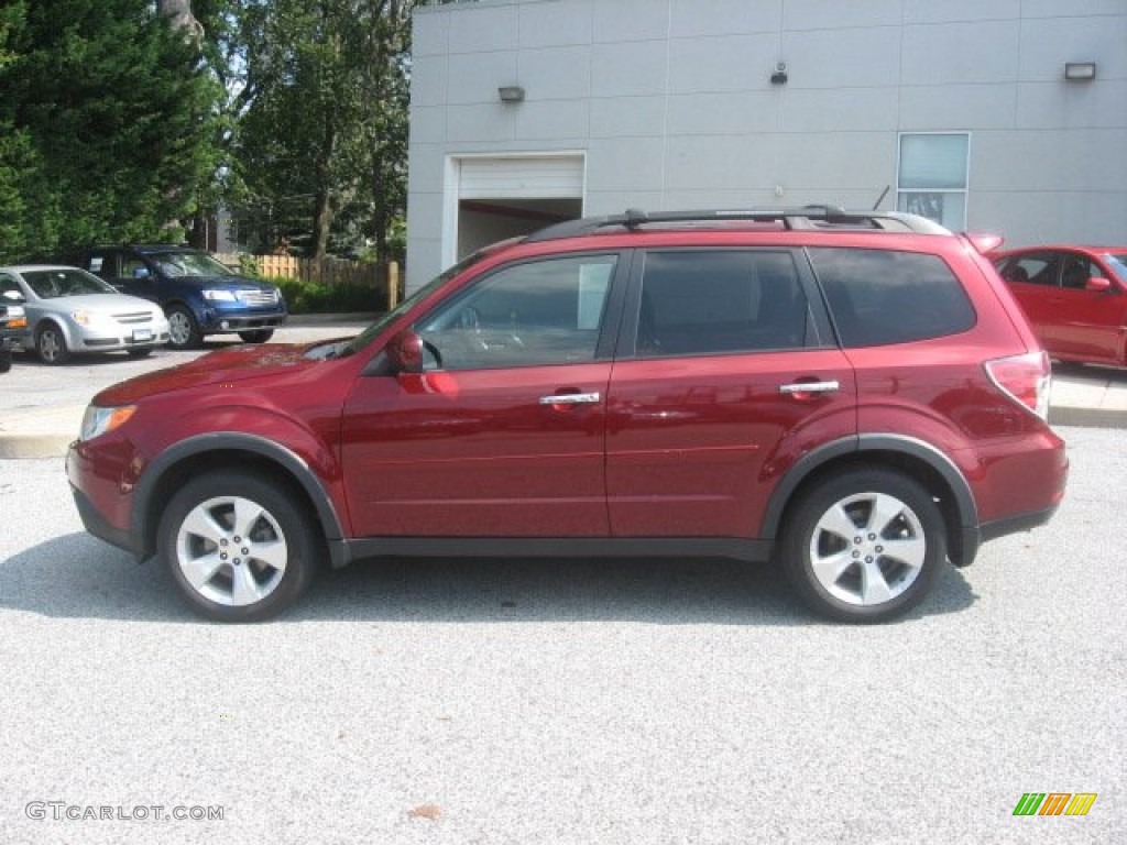 Camellia Red Pearl 2009 Subaru Forester 2.5 XT Limited Exterior Photo #53926702