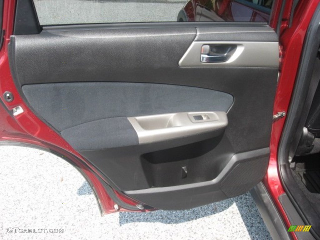 2009 Subaru Forester 2.5 XT Limited Black Door Panel Photo #53926813
