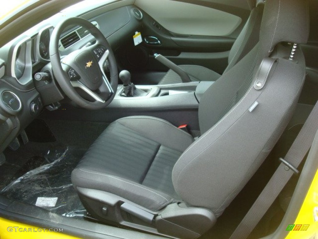 Black Interior 2012 Chevrolet Camaro LS Coupe Photo #53928107