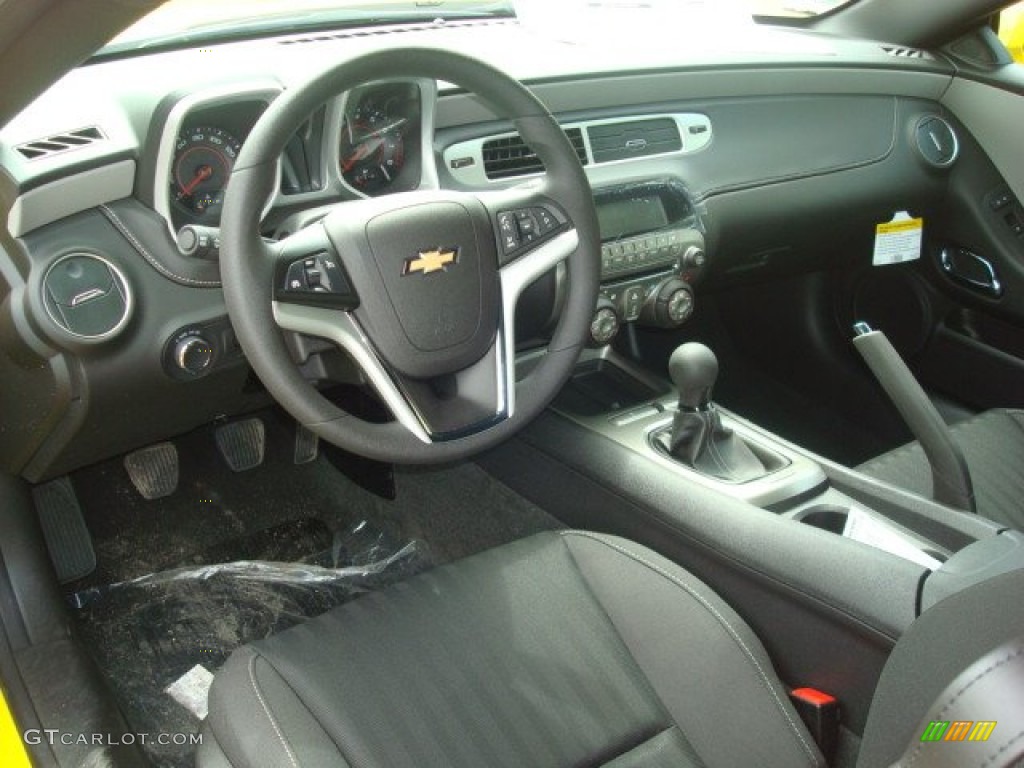 Black Interior 2012 Chevrolet Camaro LS Coupe Photo #53928114