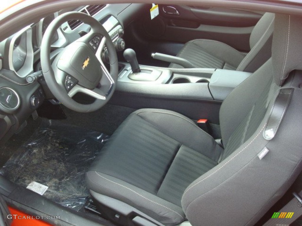 Black Interior 2012 Chevrolet Camaro LS Coupe Photo #53928136