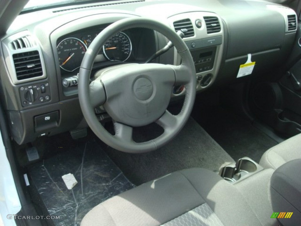 Ebony Interior 2012 Chevrolet Colorado Work Truck Regular Cab Photo #53928217