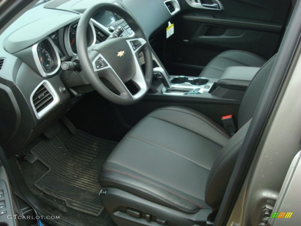 Jet Black Interior 2012 Chevrolet Equinox LTZ AWD Photo #53928416