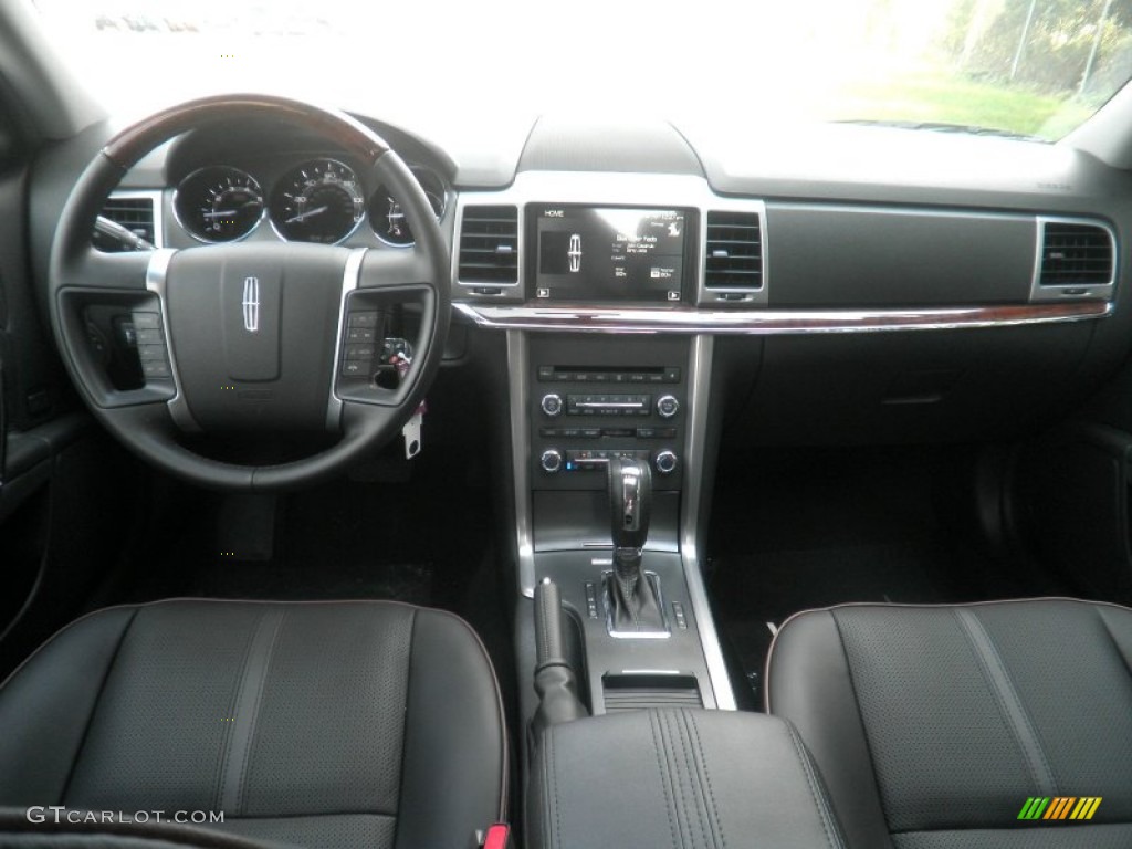 2012 Lincoln MKZ AWD Dark Charcoal Dashboard Photo #53929759