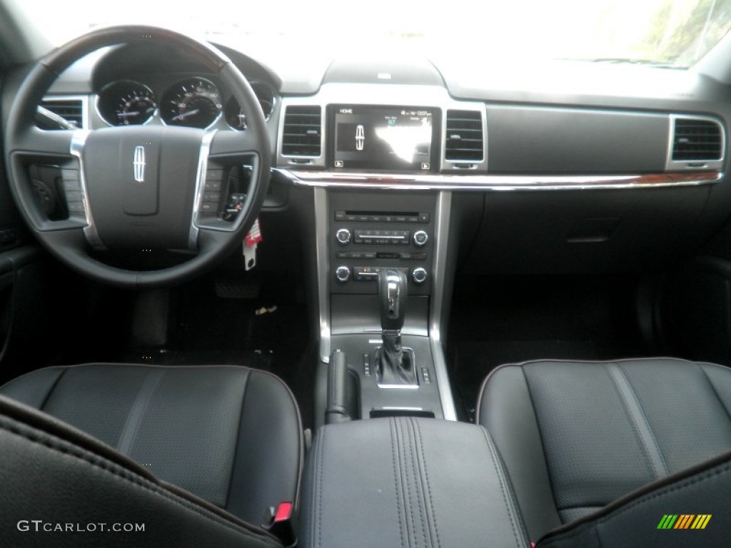2012 Lincoln MKZ AWD Dark Charcoal Dashboard Photo #53929913