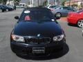 2008 Jet Black BMW 1 Series 135i Convertible  photo #2