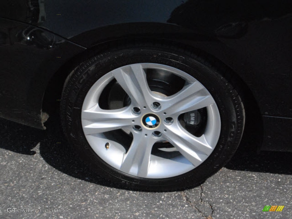 2008 1 Series 135i Convertible - Jet Black / Coral Red photo #8