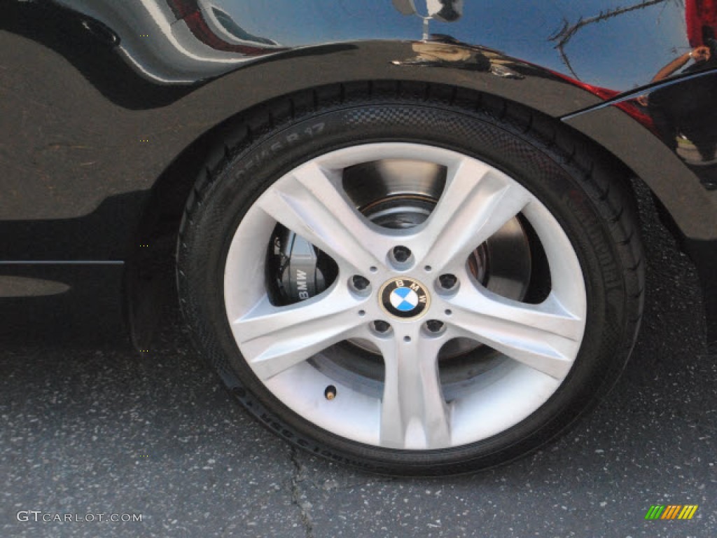 2008 1 Series 135i Convertible - Jet Black / Coral Red photo #13