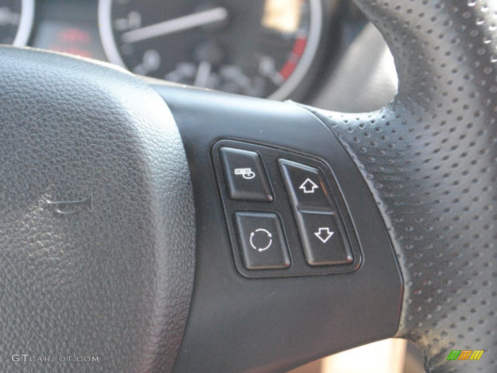 2008 1 Series 135i Convertible - Jet Black / Coral Red photo #20