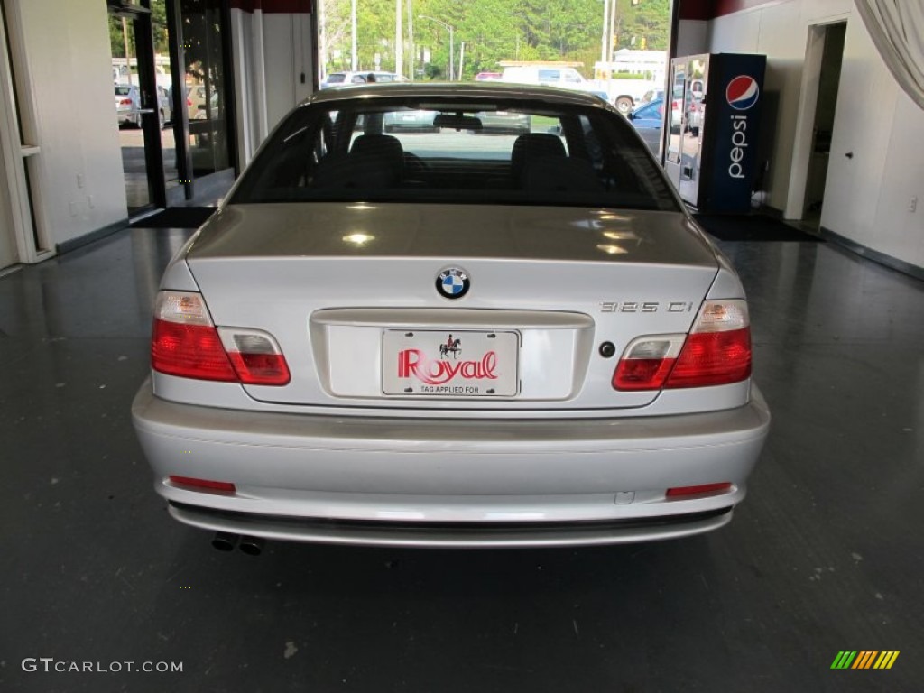 2002 3 Series 325i Coupe - Titanium Silver Metallic / Grey photo #3