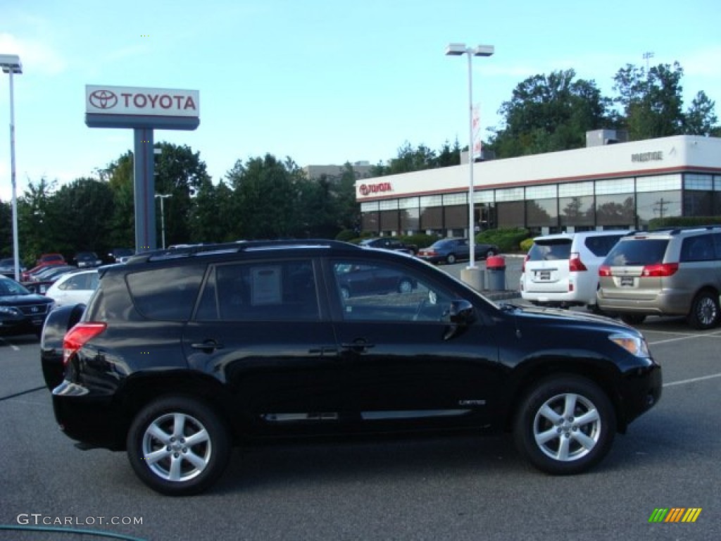 2008 RAV4 Limited 4WD - Black / Taupe photo #1