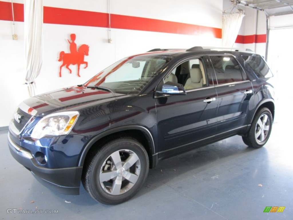 2012 Acadia SLT - Deep Blue Metallic / Cashmere photo #1