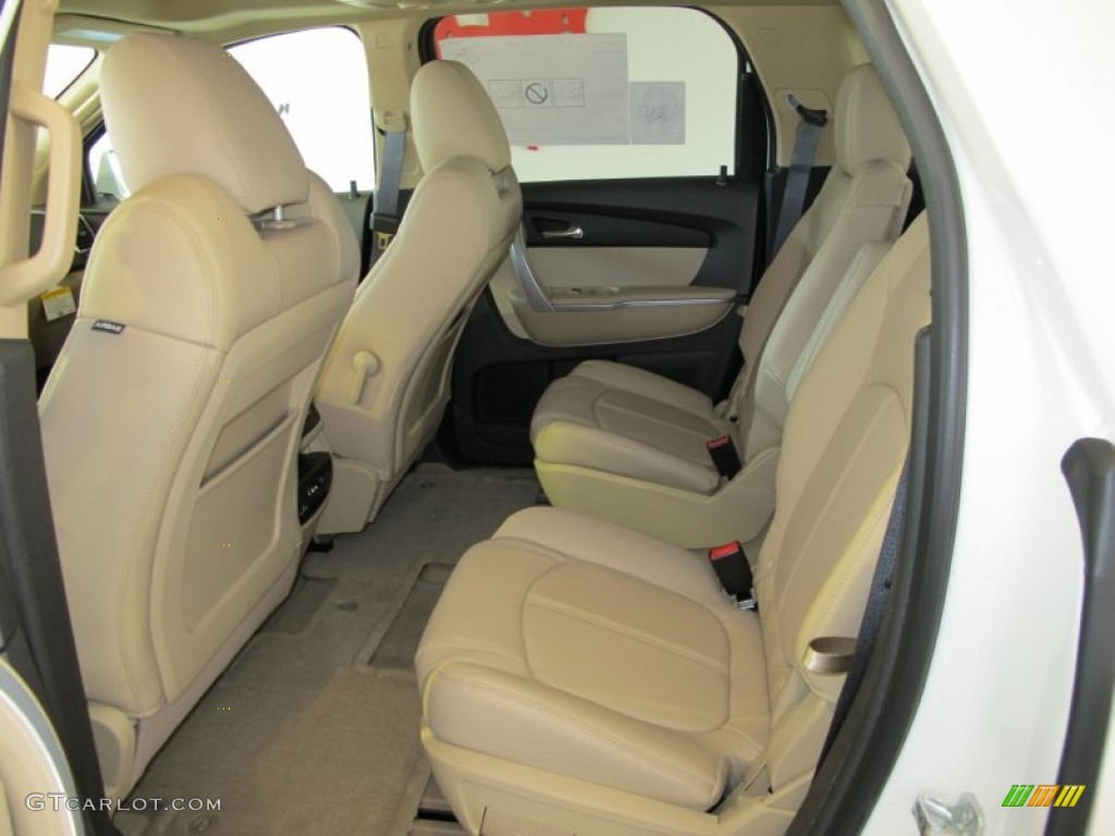 Light Titanium Interior 2012 GMC Acadia SLT Photo #53932651