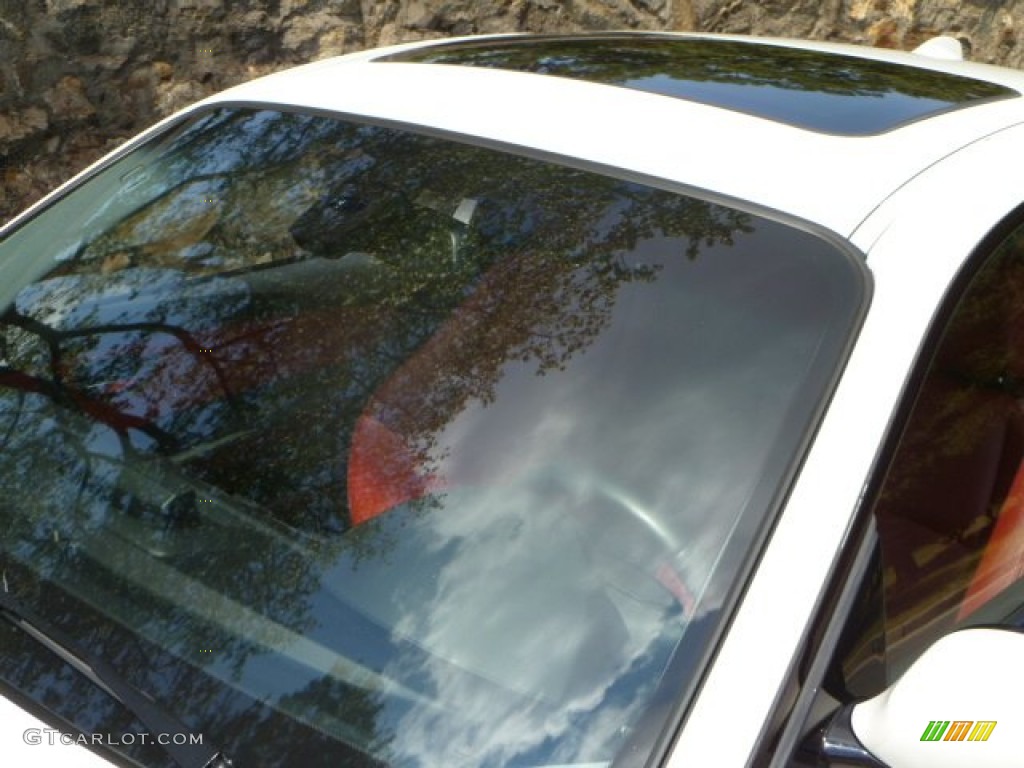 2008 1 Series 135i Coupe - Alpine White / Coral Red photo #15