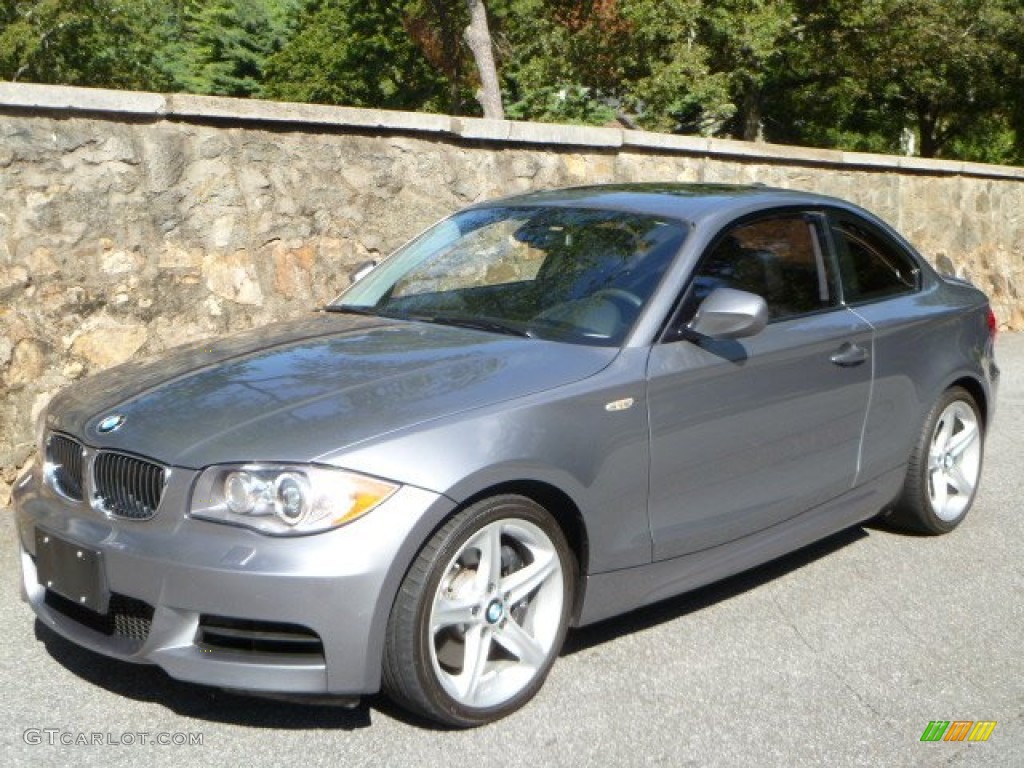 Space Gray Metallic 2010 BMW 1 Series 135i Coupe Exterior Photo #53933173