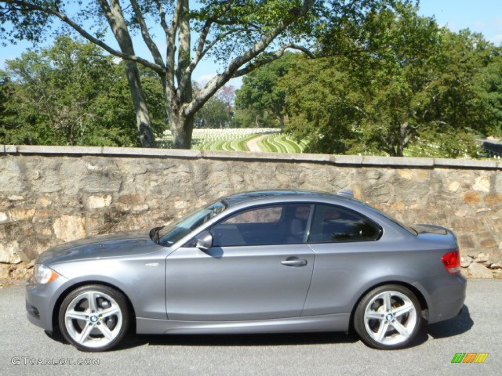 Space Gray Metallic 2010 BMW 1 Series 135i Coupe Exterior Photo #53933182