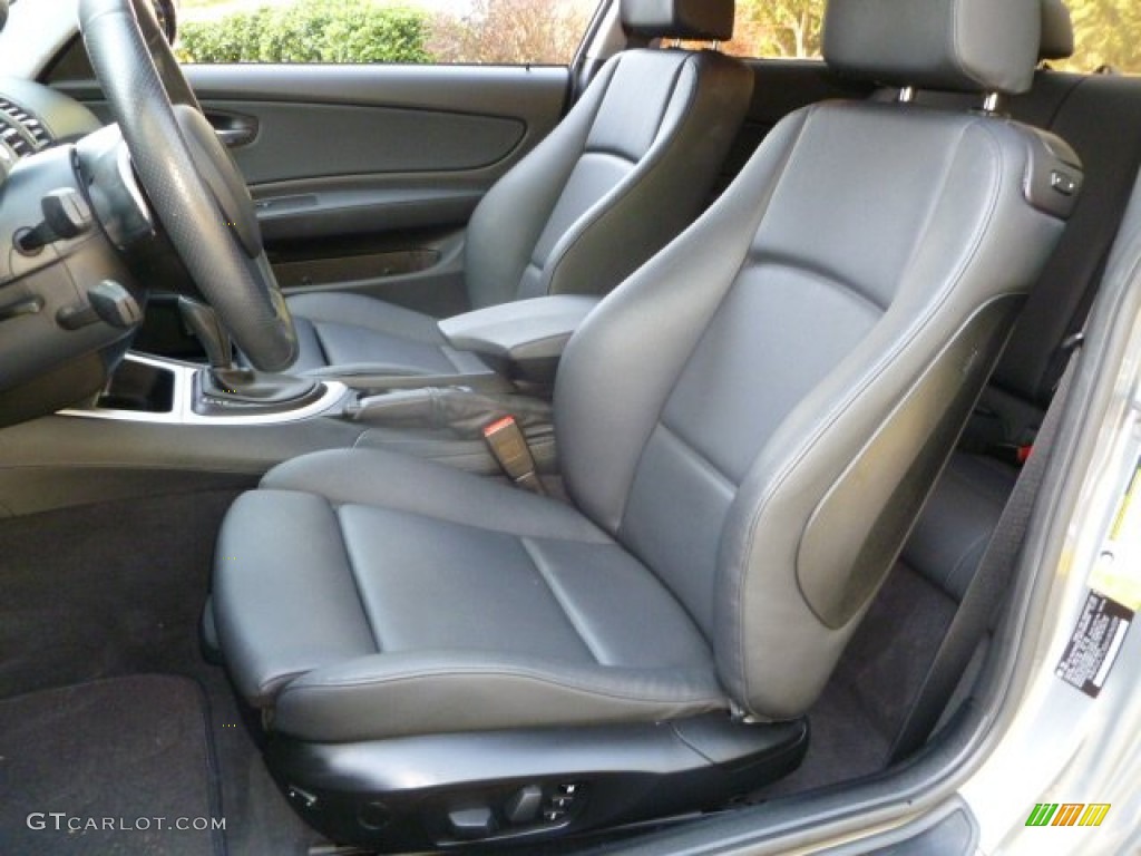 Black Interior 2010 BMW 1 Series 135i Coupe Photo #53933209