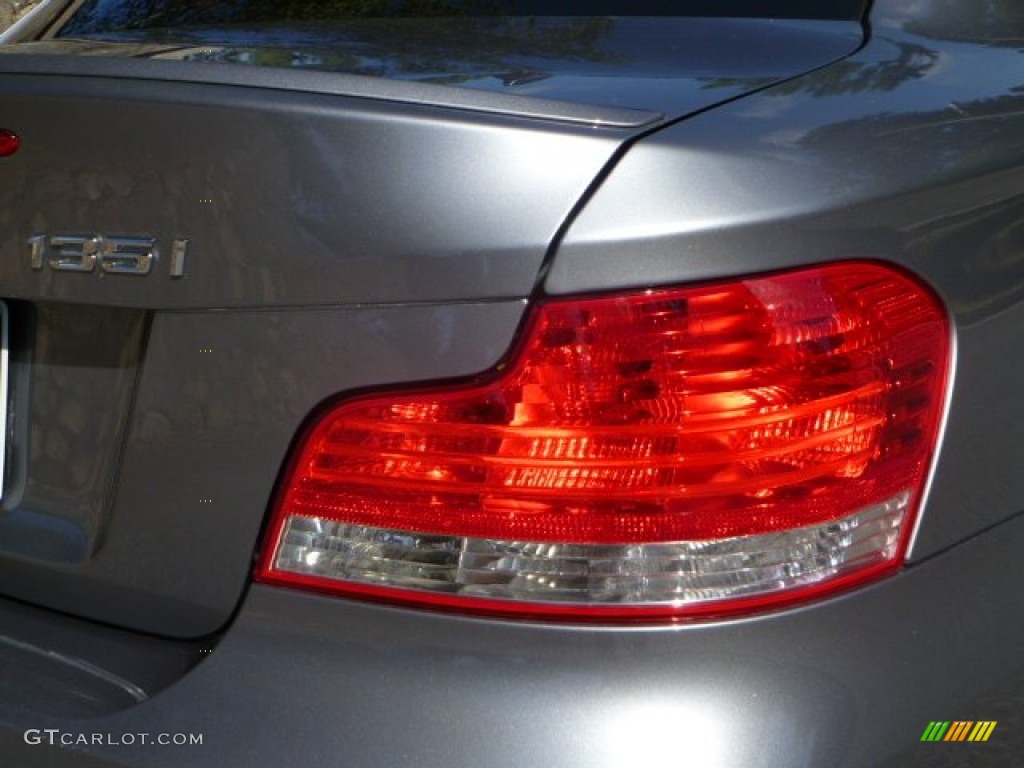 2010 1 Series 135i Coupe - Space Gray Metallic / Black photo #12