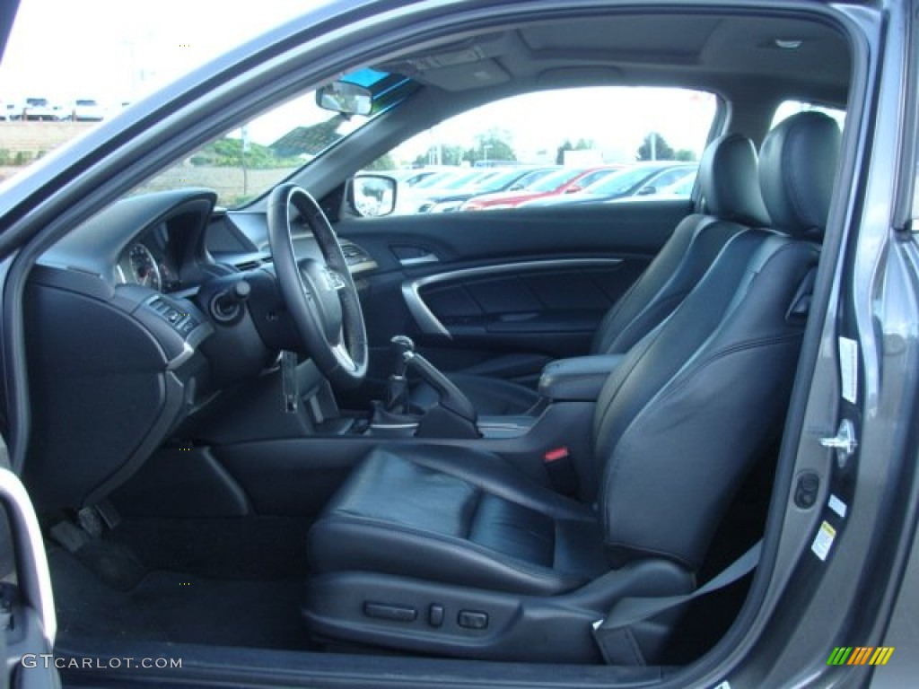 Black Interior 2009 Honda Accord EX-L V6 Coupe Photo #53933362
