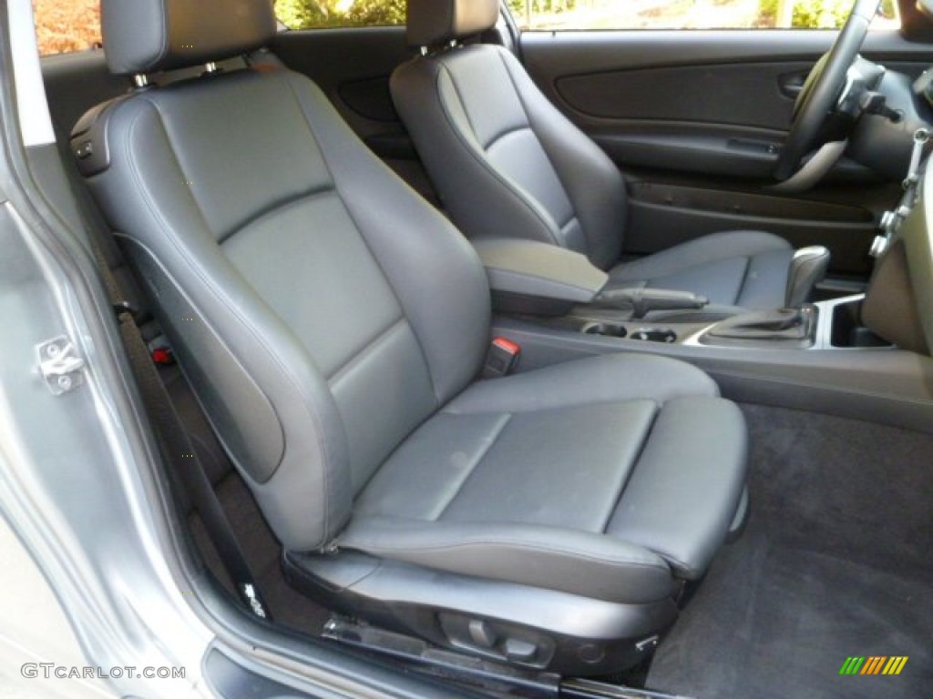 Black Interior 2010 BMW 1 Series 135i Coupe Photo #53933368