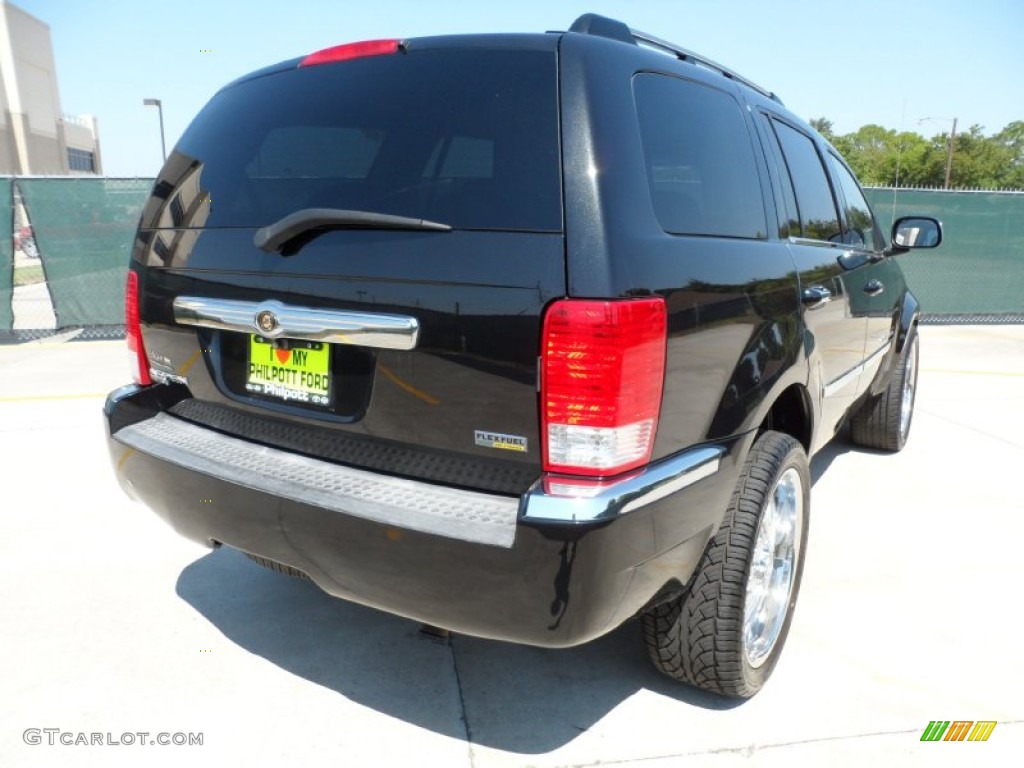 2007 Aspen Limited - Brilliant Black Crystal Pearl / Dark Khaki/Light Graystone photo #3