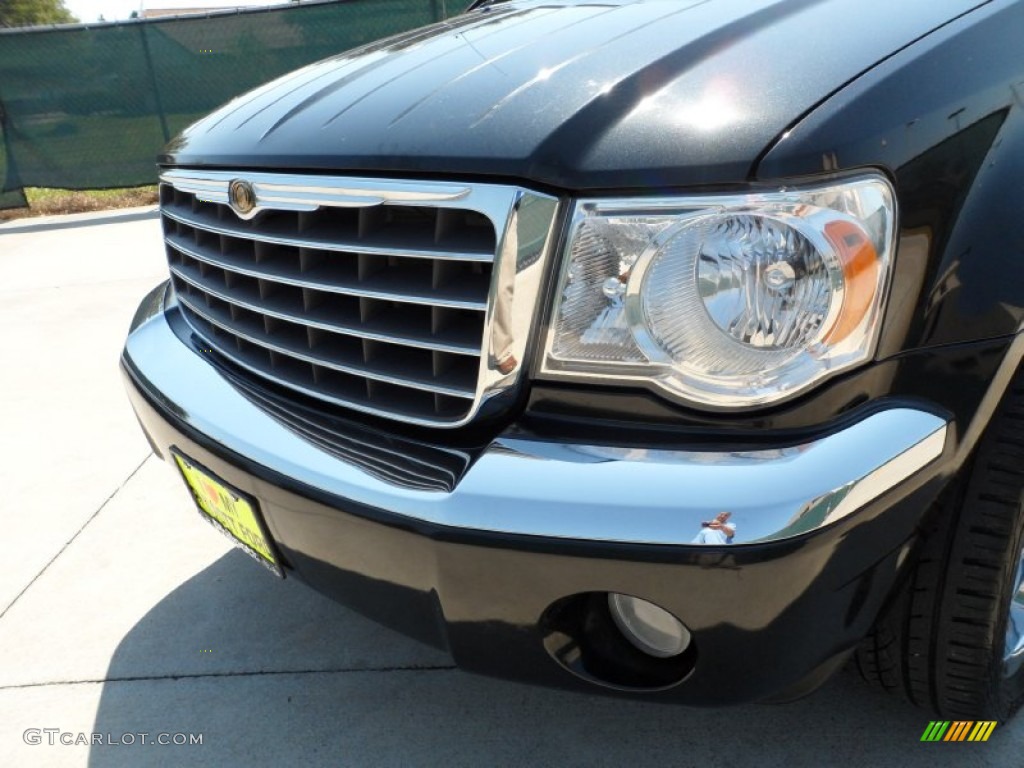2007 Aspen Limited - Brilliant Black Crystal Pearl / Dark Khaki/Light Graystone photo #10