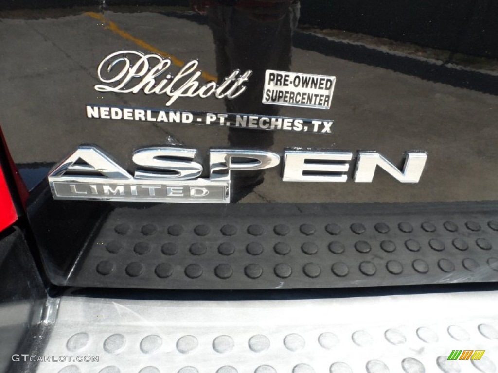 2007 Aspen Limited - Brilliant Black Crystal Pearl / Dark Khaki/Light Graystone photo #20