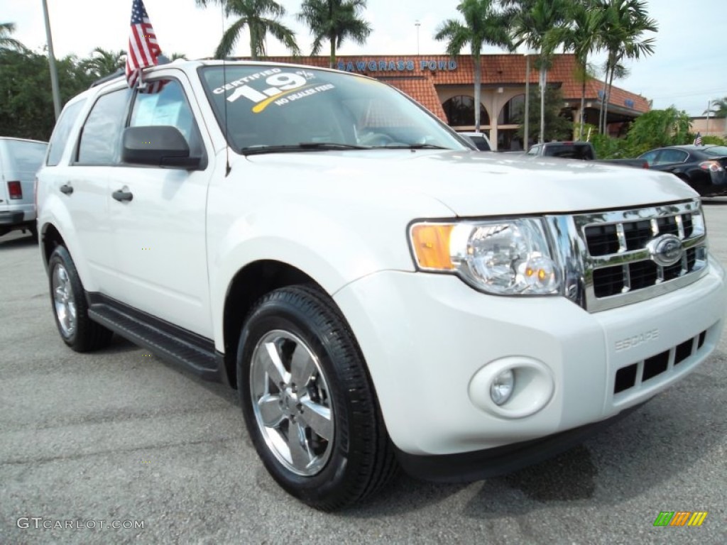 White Suede Ford Escape