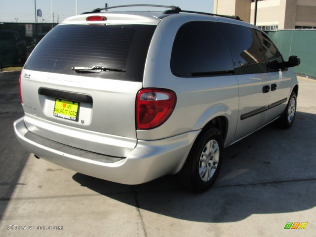 2007 Grand Caravan SE - Bright Silver Metallic / Medium Slate Gray photo #3