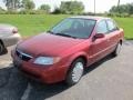 Garnet Red Metallic 2002 Mazda Protege LX