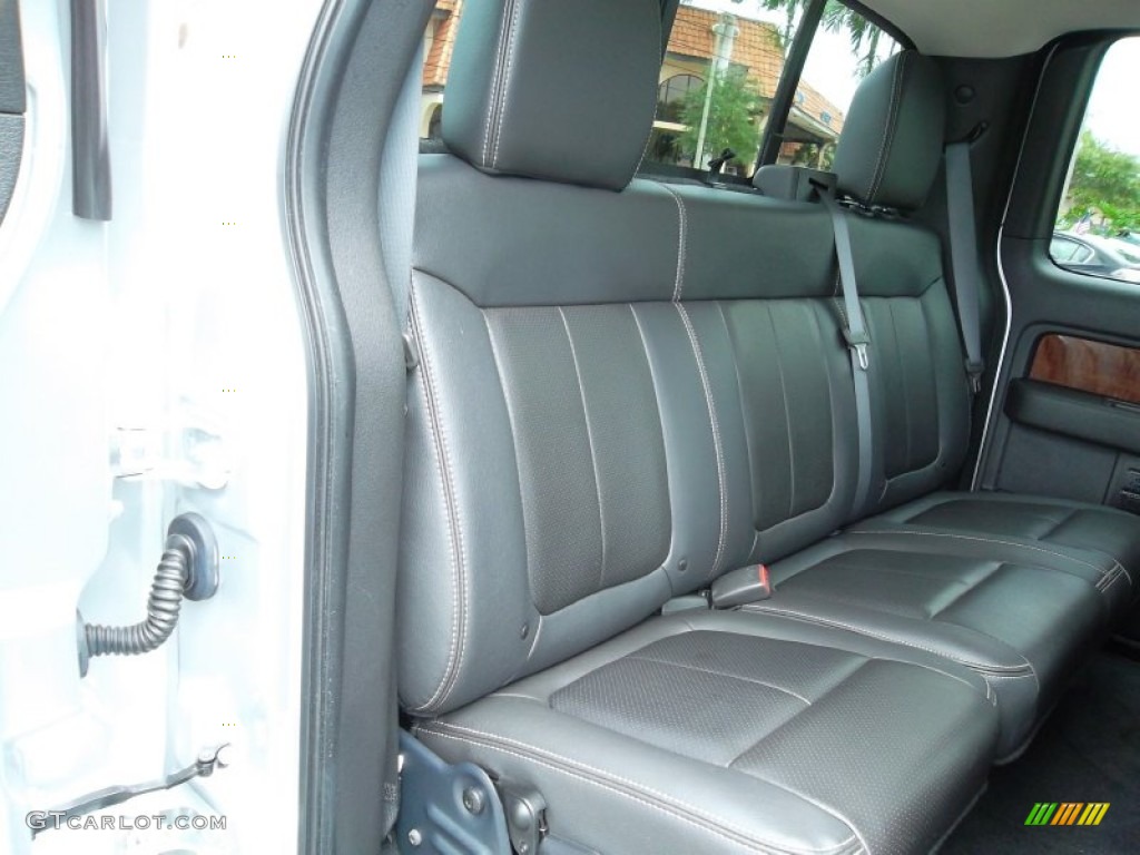 2010 F150 Lariat SuperCab - Ingot Silver Metallic / Black photo #23