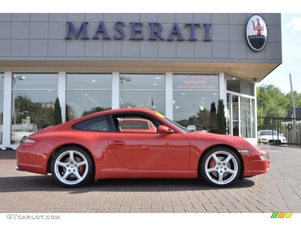 2008 911 Carrera 4S Coupe - Guards Red / Black photo #1