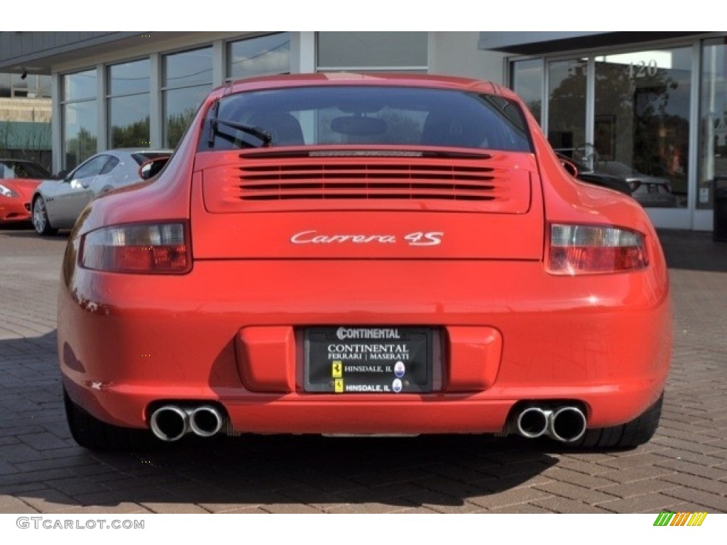 2008 911 Carrera 4S Coupe - Guards Red / Black photo #11