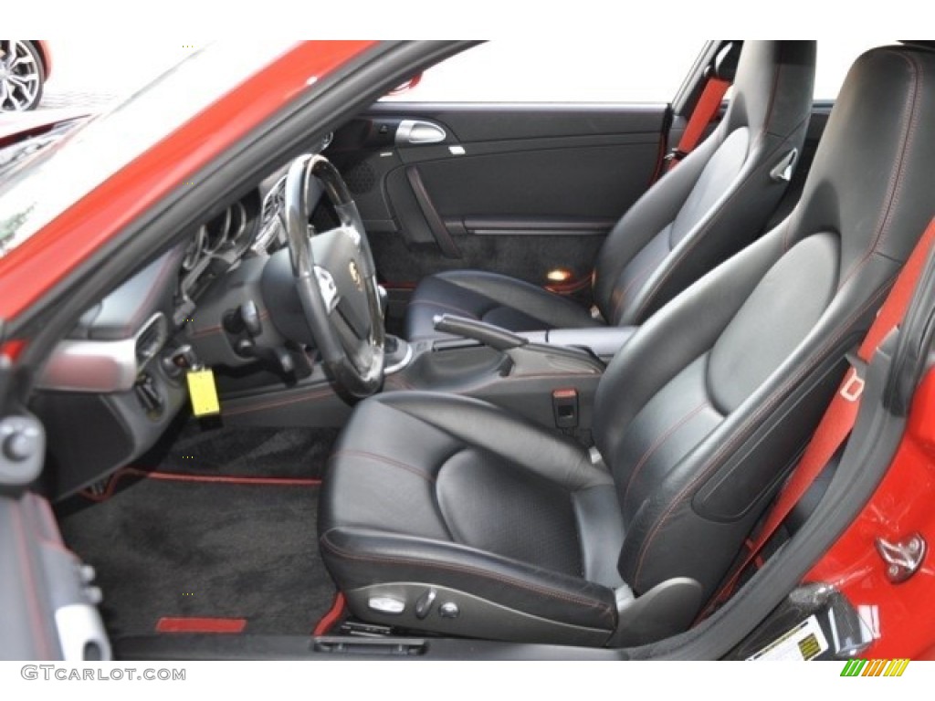 Black Interior 2008 Porsche 911 Carrera 4S Coupe Photo #53937623