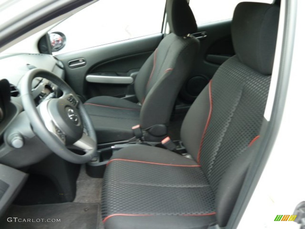 Black Interior 2011 Mazda MAZDA2 Touring Photo #53937649