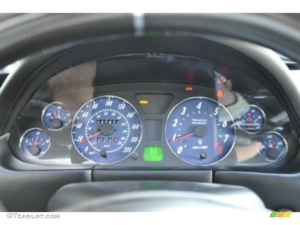 2006 Maserati GranSport Coupe Gauges Photo #53937913