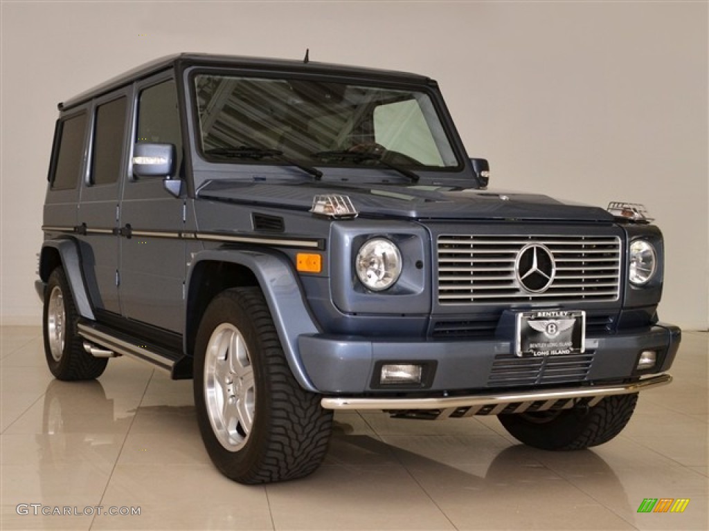 Platinum Blue Metallic 2005 Mercedes-Benz G 55 AMG Exterior Photo #53938021