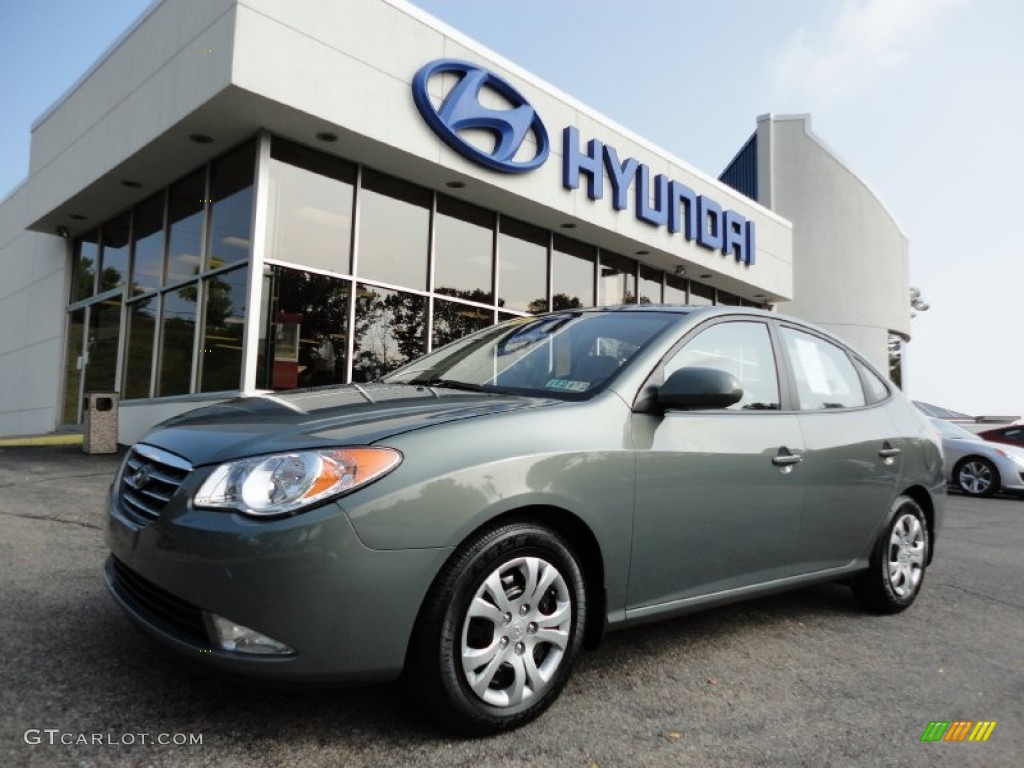 2009 Elantra GLS Sedan - Natural Khaki / Beige photo #1