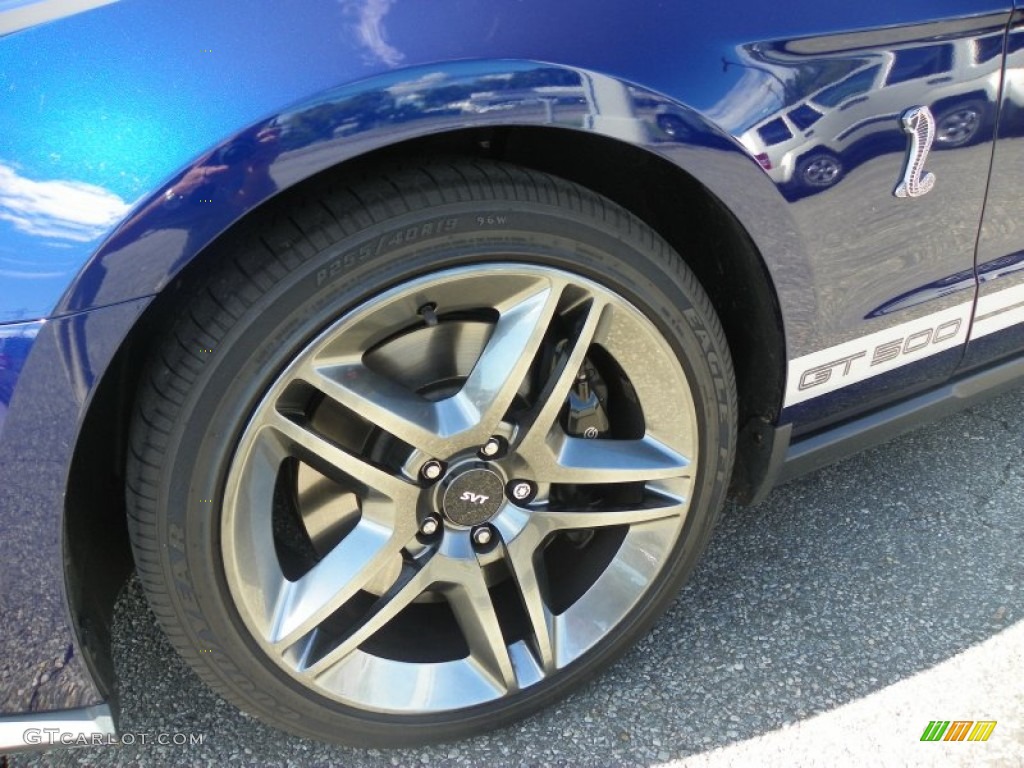 2011 Mustang Shelby GT500 Coupe - Kona Blue Metallic / Charcoal Black/White photo #4