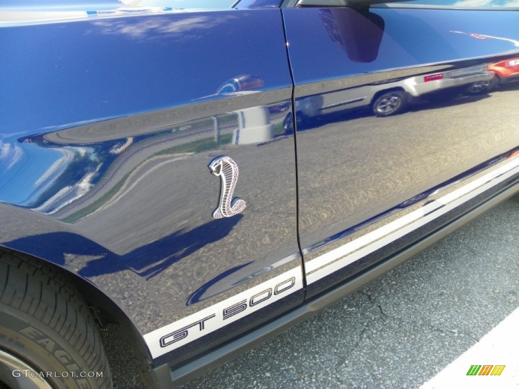 2011 Mustang Shelby GT500 Coupe - Kona Blue Metallic / Charcoal Black/White photo #5