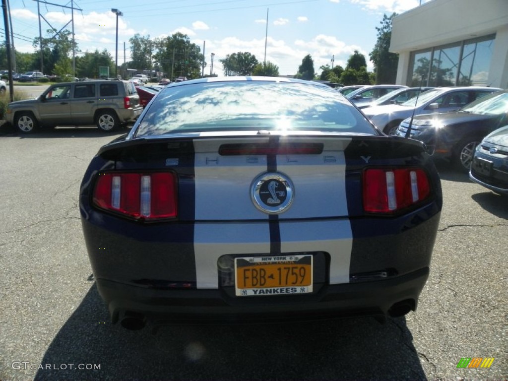 2011 Mustang Shelby GT500 Coupe - Kona Blue Metallic / Charcoal Black/White photo #7