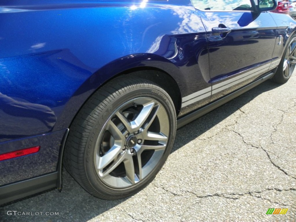 2011 Mustang Shelby GT500 Coupe - Kona Blue Metallic / Charcoal Black/White photo #9