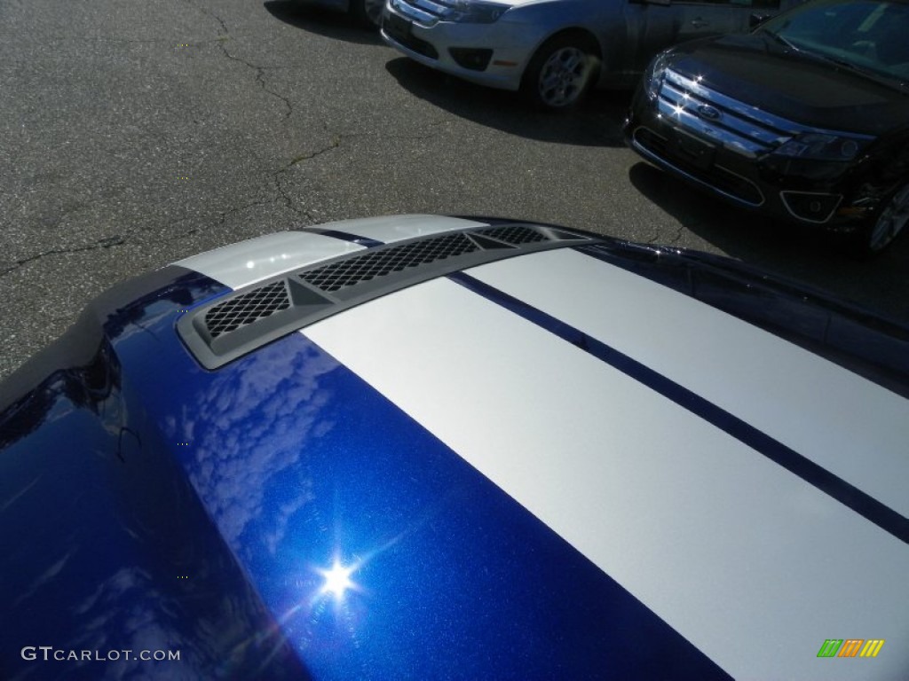 Kona Blue Metallic 2011 Ford Mustang Shelby GT500 Coupe Exterior Photo #53940202