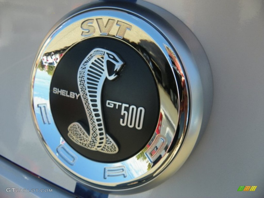 2011 Mustang Shelby GT500 Coupe - Kona Blue Metallic / Charcoal Black/White photo #25